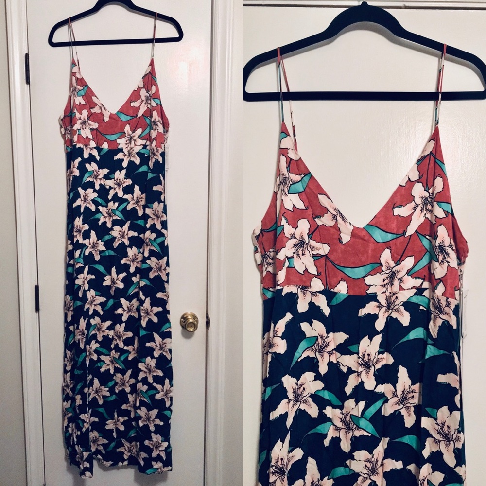 NWT O’Neill Tropical Beach Maxi Dress Size XL